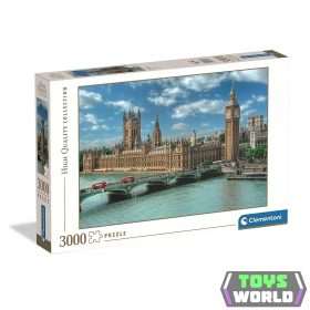 London The House of Parliament 3000 db-os puzzle Clementoni