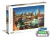 New York Brooklyn Bridge Lights 6000 db-os Compact puzzle Clementoni