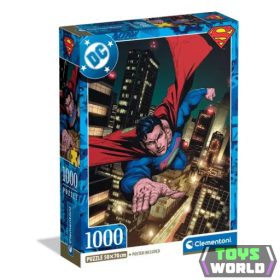 Superman Night 1000 db-os Compact puzzle Clementoni