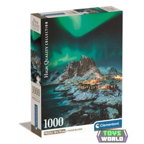 Norvégia Lofoten 1000 db-os Compact puzzle Clementoni