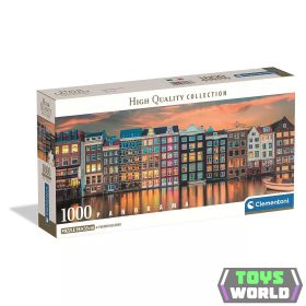   Amsterdam Bright 1000 db-os panorama Compact puzzle Clementoni