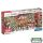 Karácsonyi falu Village 1000 db-os panorama puzzle Clementoni