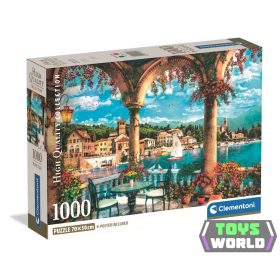   Olaszország View of Lake Como 1000 db-os Compact puzzle Clementoni