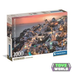   Görögország puzzle 1000 db-os Compact Clementoni  Mérete: 70x50 cm  Doboz mérete:  - kiváló minőség - poszter mellékelve - 12 éves kortól ajánlott