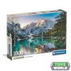 Olaszország Lake Braies 1000 db-os Compact puzzle Clementoni