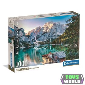   Olaszország Lake Braies 1000 db-os Compact puzzle Clementoni