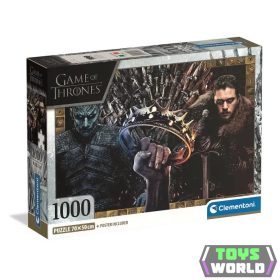   Trónok Harca Ice and Fire 1000 db-os Compact puzzle Clementoni (Doboz sérült)