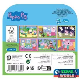 Peppa malac Duck Pond mesekocka 6 db-os Clementoni
