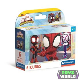 Pókember Spidey mesekocka 6 db-os Clementoni