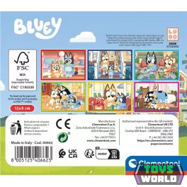 Bluey Play All Day mesekocka 6 db-os Clementoni