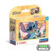 Disney Lilo és Stitch, A csillagkutya Smile mesekocka 6 db-os Clementoni