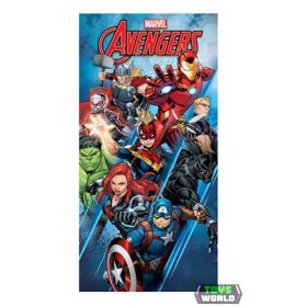   Bosszúállók Heroes fürdőlepedő, strand törölköző 70x137 cm (Fast Dry)
