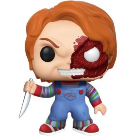   Child's Play Funko POP! Movies Vinyl (Exc) figura Chucky Half (BD) 9 cm
