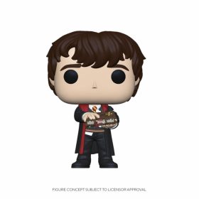   Harry Potter POP! Movies Vinyl Figura Neville w/Monster Book 9 cm