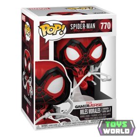   Marvel's Spider-Man POP! Games Vinyl Figura Miles Morales Red Suit 9 cm