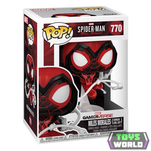 Marvel's Spider-Man POP! Games Vinyl Figura Miles Morales Red Suit 9 cm