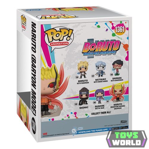 Boruto - Naruto Next Generations Super Sized POP! Vinyl Figura Baryon Naruto 15 cm
