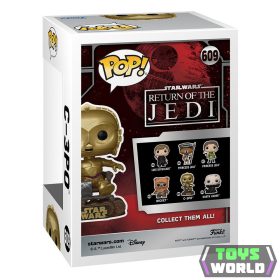   Star Wars Return of the Jedi 40th Anniversary POP! Vinyl Figura C3P0 in chair 9 cm
