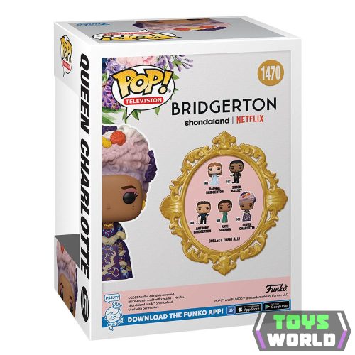 Bridgerton POP! TV Vinyl Figura Queen Charlotte 9 cm