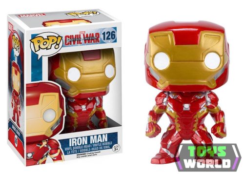 Captain America Civil War POP! Vinyl Bobble-Head Iron Man 10 cm