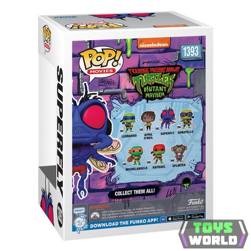 Teenage Mutant Ninja Turtles Funko POP! Movies Figura Superfly 9 cm