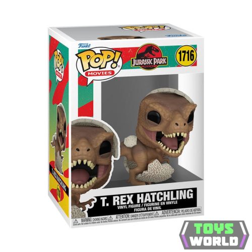 Jurassic Park Hatchling POP! Movies Vinyl Figura Tyrannosaurus Rex 9 cm