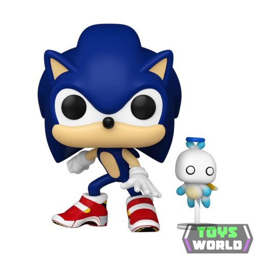 Sonic The Hedgehog POP & Buddy! Vinyl Figura Sonic w/ HChao 9 cm