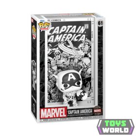   Marvel 85th Anniversary POP! Comic Cover Vinyl Figura Captain America 9 cm