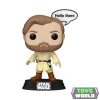 Star Wars: Sayings POP! Plus Movies Vinyl Figura Obi-Wan Kenobi 9 cm
