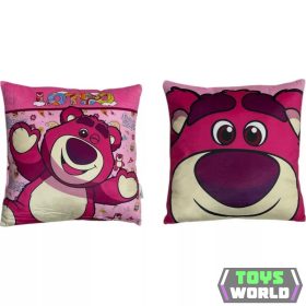 Disney Játékháború Lotso párna, díszpárna 38x38 cm