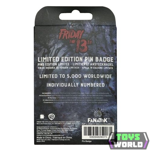 Friday the 13th 2 db-os kitűző csomag