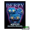 KPop Demon Hunters Collector Print Framed Poster Derpy