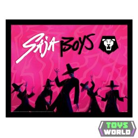   KPop Demon Hunters Collector Print Framed Poster Saja Boys Idol