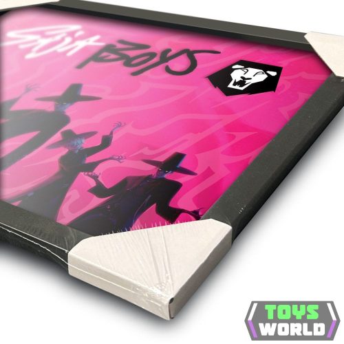 KPop Demon Hunters Collector Print Framed Poster Saja Boys Idol