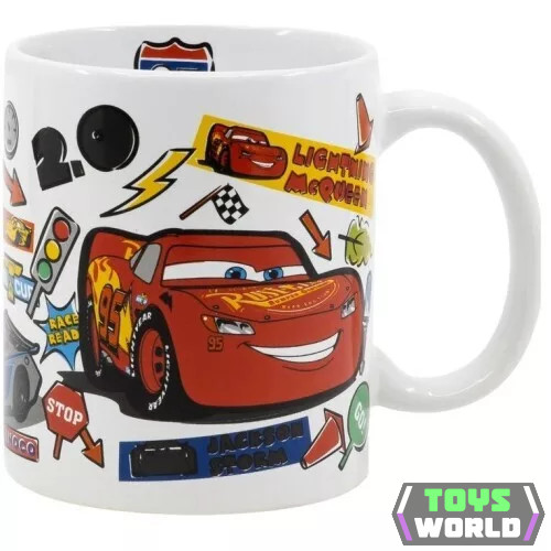 Disney Verdák Stickers porcelán bögre 325 ml Díszdobozban