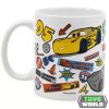 Disney Verdák Stickers porcelán bögre 325 ml Díszdobozban
