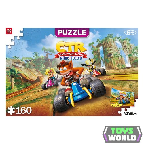 Crash Bandicoot Team Racing Nitro-Fueled gyerek puzzle (160 darab)