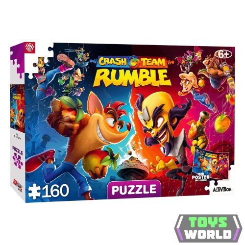 Crash Bandicoot Rumble Heroes gyerek puzzle (160 darab)