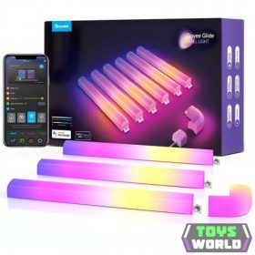   Digitális LED falvilágítás , RGB + IC (digitális) , 4 egyenes + 1 sarokelem , Wi-Fi & Bluetooth , GOVEE