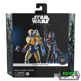   Star Wars: Obi-Wan Kenobi Black Series Action Figura 2-Pack NED-B & Purge Trooper Exclusive 15 cm