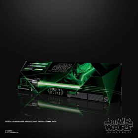   Star Wars Black Series - replika - Force FX Elite fénykard Yoda