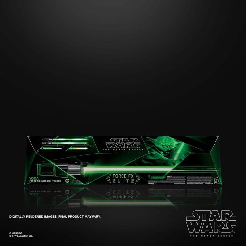 Star Wars Black Series - replika - Force FX Elite fénykard Yoda