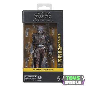   Star Wars Skeleton Crew Pirate Captain Brutus Port Borgo figura 15cm