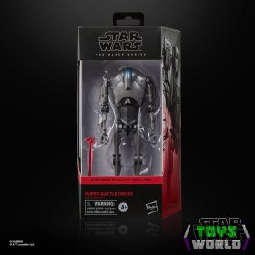   Star Wars Attack of the Clones Super Battle Droid figura 15cm