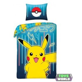 Pokémon Neon ágyneműhuzat 140×200cm, 70×90 cm