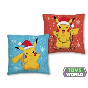 Pokémon Snow karácsonyi párna, díszpárna 40x40 cm