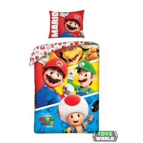 Super Mario Bros ágyneműhuzat 140×200cm, 70×90 cm