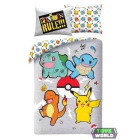   Pokémon Rule! ágyneműhuzat 140×200cm, 70×90 cm microfibre
