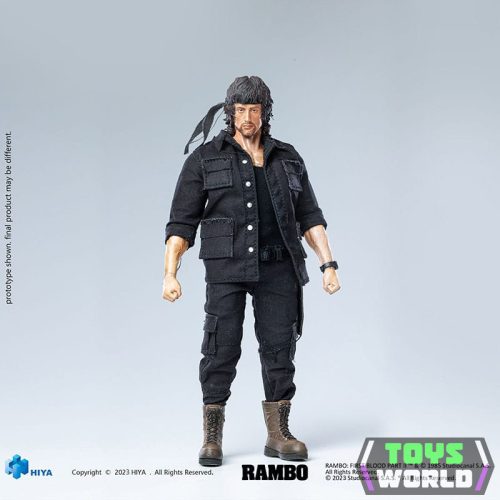 First Blood II Exquisite Super Series 1/12 First Blood II John Rambo akciófigura 16 cm