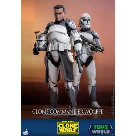   Star Wars: The Clone Wars Action Figura 1/6 Clone Commander Wolffe 30 cm